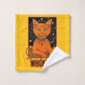 Starry Tarot & Cat | Conception de la ligne orange (Gant de toilette)