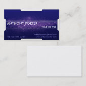Starry Texture - blauw Visitekaartje (Voorkant / Achterkant)