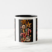 Starry Typography Coffee Mug – Holiday Edition (Centre)