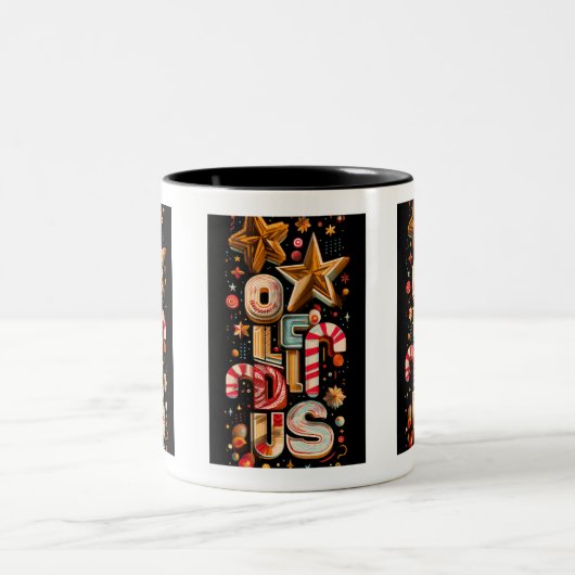 Starry Typography Coffee Mug – Holiday Edition (Centre)