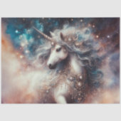 Starry Unicorn Fantasy Art Decoupage  Tissuepapier (Voorkant)