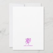 Starry Unicorn Kaart (Achterkant)