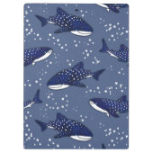 Starry Whale Shark (Donker) Klembord (Achterkant)
