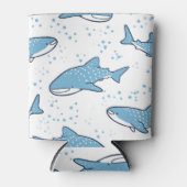 Starry Whale Shark (licht) Blikjeskoeler (Voorkant)