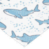 Starry Whale Shark (licht) Tafelkleed (Gekanteld)