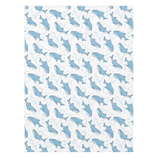Starry Whale Shark (licht) Tafelkleed (Voorkant)