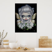 Starry Wild Jasmine Fairy ART PRINT gothic fantasy (Keuken)