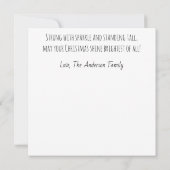 Starry Winged Fairy Holiday Card (Achterkant)