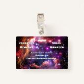 Starry Wingtip van Small Magellanic Cloud Badge (Achterkant met clip)