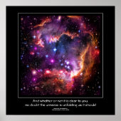 Starry Wingtip van Small Magellanic Cloud Poster (Voorkant)