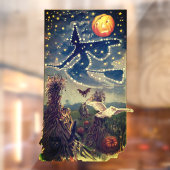 Starry Witch Raamsticker (Vel 2)