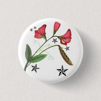 Starry zoetpea ronde button 3,2 cm