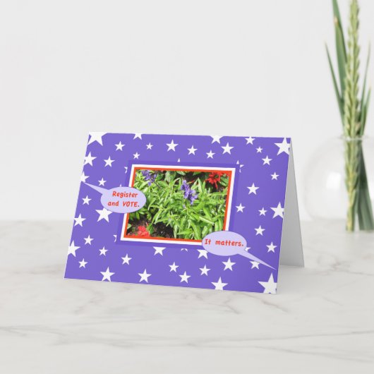 Stars 2 VOIX Blanc Personnaliser la carte de voeux (Devant)