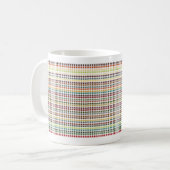 Stars Aligned - Tekstloos Multikleur Ontwerp Koffiemok (Voorkant links)