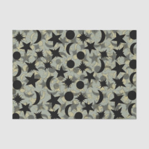 STARS AND MOONS by Slipperywindow Tissuepapier