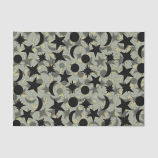 STARS AND MOONS by Slipperywindow Tissuepapier