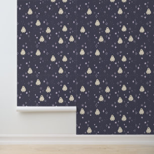 Stars and Sparkles Schattige Ghost gothic peel and Behang