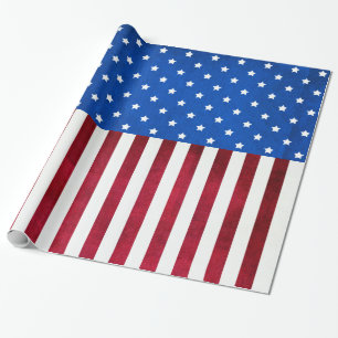 Stars and Stripes American Flag van Shirley Taylor Cadeaupapier