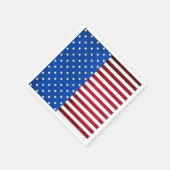 Stars and Stripes American Flag van Shirley Taylor Servetten (Hoek)
