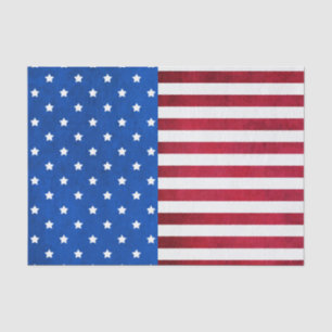 Stars and Stripes American Flag van Shirley Taylor Tissuepapier