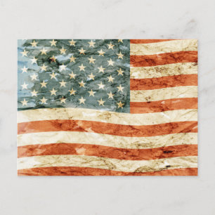 Stars and Stripes Briefkaart