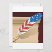 Stars And Stripes Feather Kaart (Voorkant)