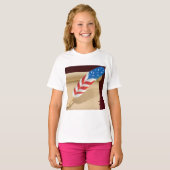 Stars And Stripes Feather T-shirt (Voorkant volledig)