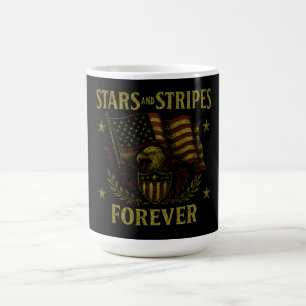 Stars and Stripes Forever - Amerikaanse vlag trots Koffiemok