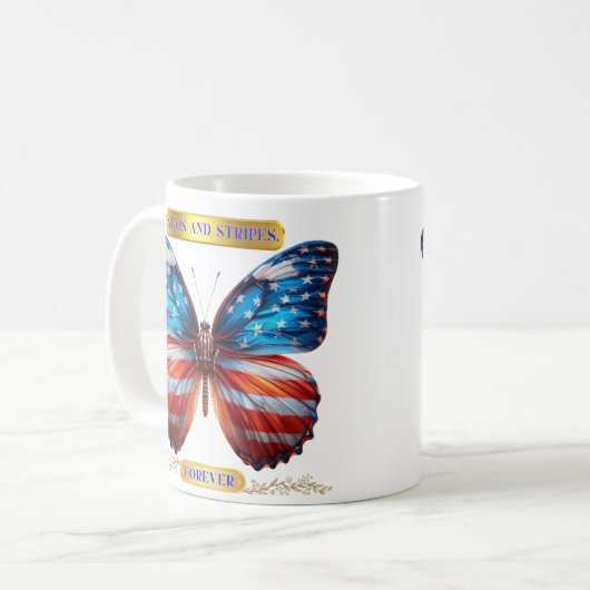 "Stars and Stripes Forever!" Magic Reveal Mug (Devant gauche)
