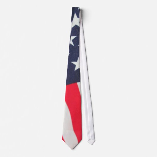 Stars and Stripes USA Flag Stropdas (Voorkant)
