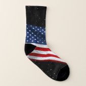Stars and Stripes USA Patriotic American Flag Sokken (Rechts - buiten)