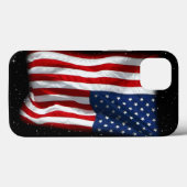 Stars and Stripes USA Patriottic American Flag Case-Mate iPhone Case (Achterkant (horizontaal))