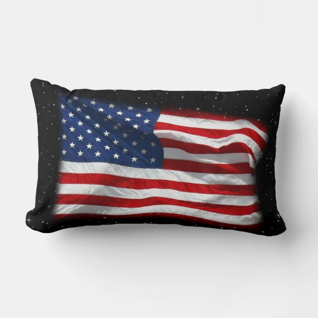 Stars and Stripes USA Patriottic American Flag Kussen (Voorkant)