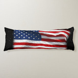Stars and Stripes USA Patriottic American Flag Lichaamskussen