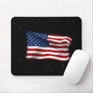 Stars and Stripes USA Patriottic American Flag Muismat