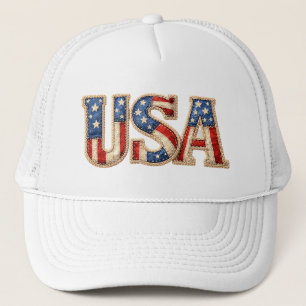 Stars and Stripes USA Patriottische Hoed Trucker Pet