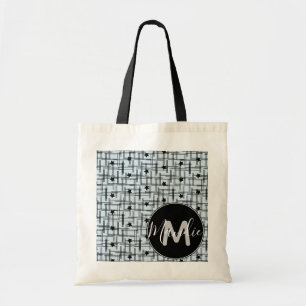 Stars boeken met zwarte en blauwe naam tote bag