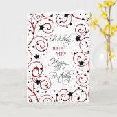 Stars Business de la carte d'anniversaire de group (Fleur jaune)