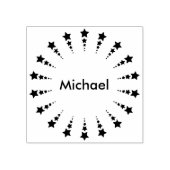 Stars Circle Gold I + YOURS Rubberstempel (Afrduk)