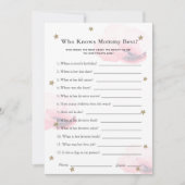 Stars & Clouds die de roze kaart van het spel van  (Voorkant)