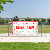 Stars colorés Garage Vente Bannière (Insitu)