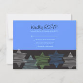 STARS CONNECTION Bar Bat Mitzvah Reception Card RSVP Kaartje (Voorkant)