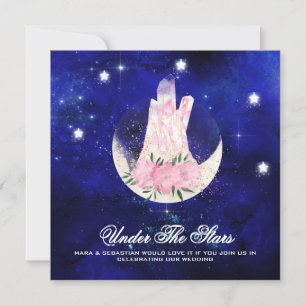 *~* STARS CRYSTAL MOON Website RSVP AR14 Huwelijk Kaart