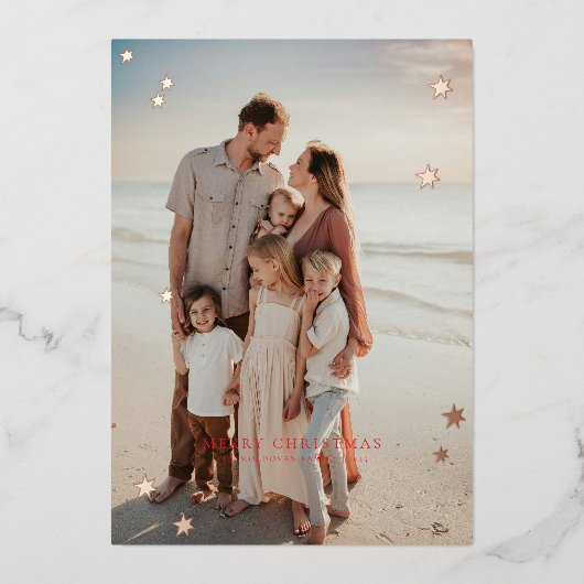 Stars dans la carte de Noël Sky Foil (Recto)