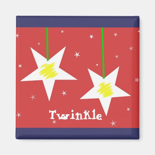 Stars dat Twinkle Magneet (Voorkant)