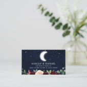 Stars de lune céleste Carte d'enregistrement Maria (Debout devant)