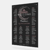 Stars de lune Tiara Black Quinceañera Tableau de s (Angle)