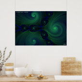 Stars die "Gogh" zegt Poster (Keuken)