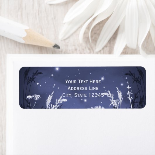 Stars en bruiloft van Twilight Sky Etiket (Insitu)
