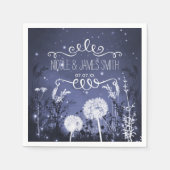 Stars en bruiloft van Twilight Sky Servet (Voorkant)